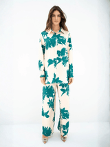 Teal Bloom Co-ord Set