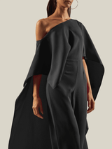 Noir Drape Jumpsuit