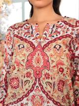 Vintage Floral Printed Co-ord Set