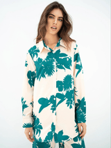 Teal Bloom Co-ord Set