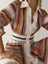 Amber Geometry Dress