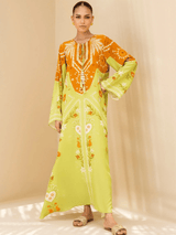 Midnight Tribal Kaftan