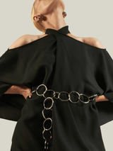 Halter Neck Kaftan Dress for Women