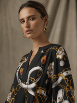 Midnight Medallion Kaftan