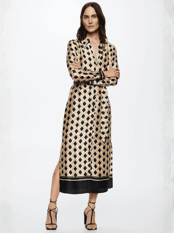 Monarch Geo Shirt Dress