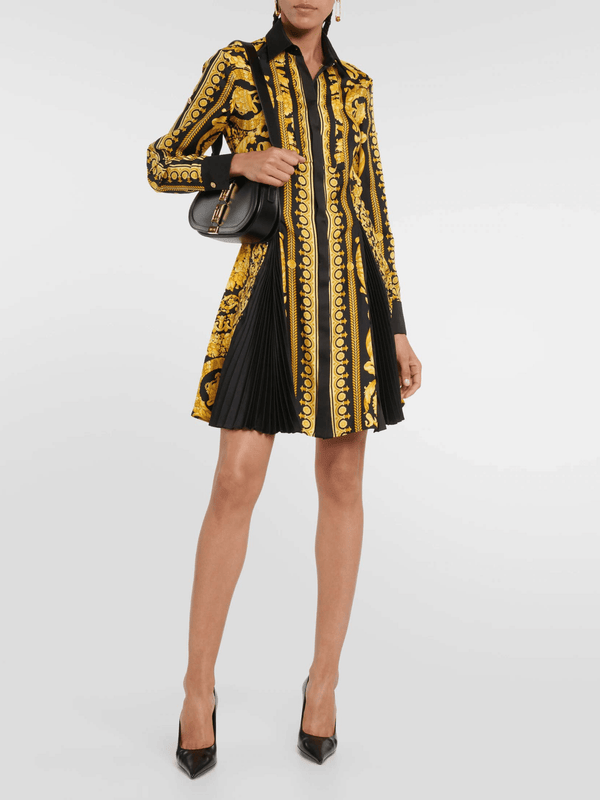 Regal Baroque Shirt Dress
