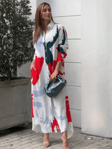 Elaris Abstract Shirt Dress
