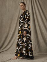 Midnight Medallion Kaftan