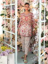 Vintage Floral Printed Co-ord Set