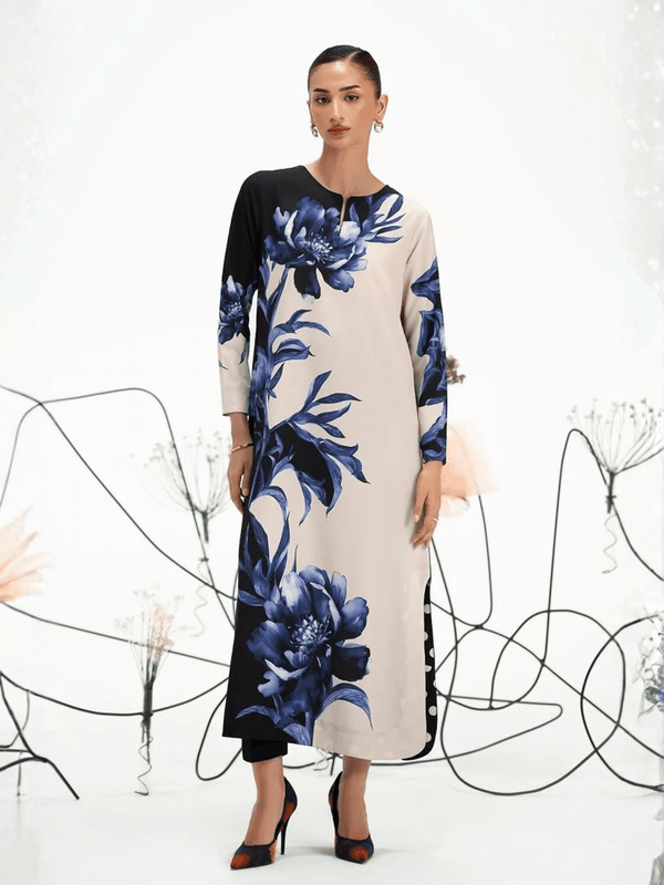 Midnight Bloom Kaftan