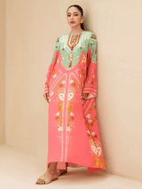 Midnight Tribal Kaftan
