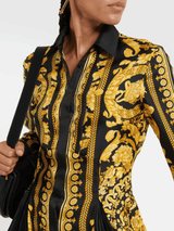 Regal Baroque Shirt Dress
