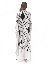 Ivory Geometry Kaftan