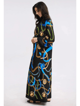 Veloura Azure Kaftan