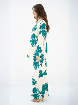 Teal Bloom Co-ord Set