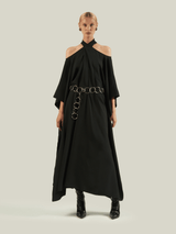 Halter Neck Kaftan Dress for Women