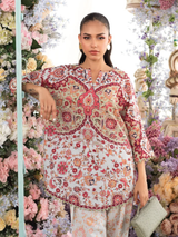 Vintage Floral Printed Co-ord Set